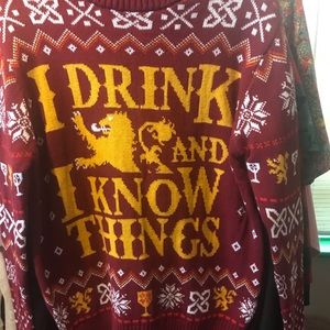 Game of Thrones Unisex Christmas Sweater Size S